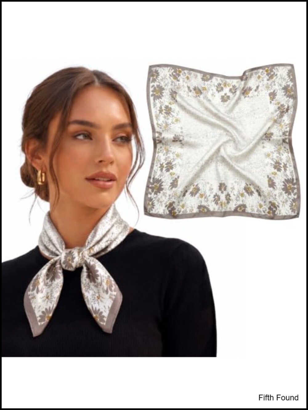Pure Mulberry Silk Scarf for Women – 11 Styling Ways – Lightweight Neckerchief